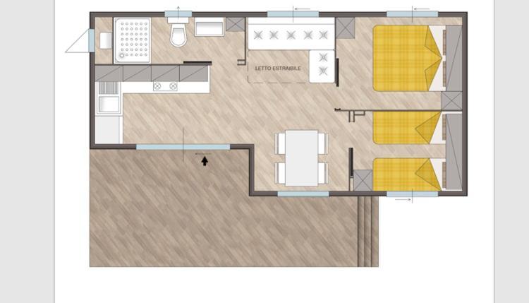 Casa Mobile Gustocamp A Caorle Hotel ภายนอก รูปภาพ
